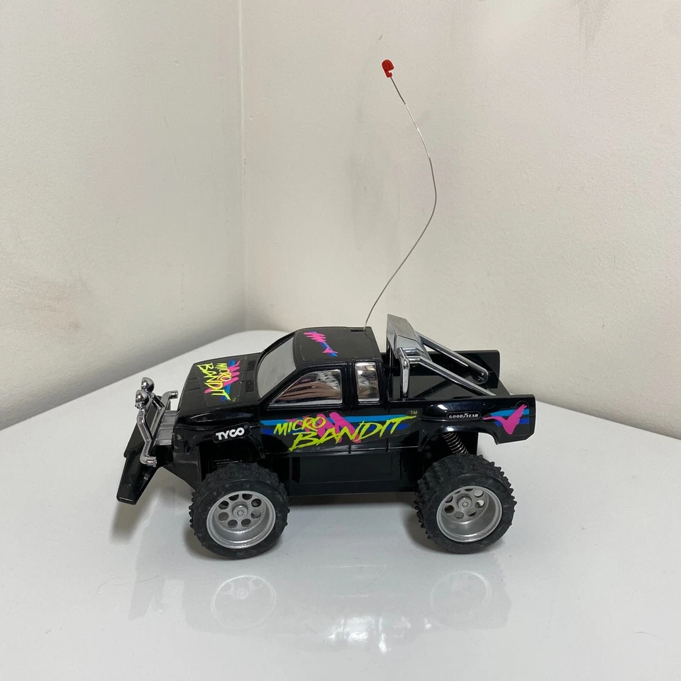 Tyco Mini Bandit RC Truck (Truck Only UNTESTED) Black Neon RARE Vintage 90s READ - Image 1 of 4