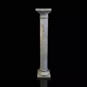 Classic Column In Light Yellow Egyptian Marble H.100Cm - Picture 1 of 1