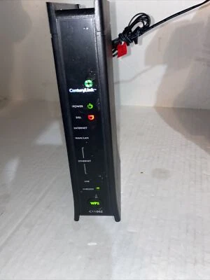 CenturyLink ZyXEL C1100Z Wireless Gateway Router Modem ADSL2+ VDSL IPv6 w/ Power - Image 1 of 4