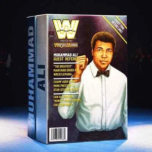 SDCC 2023 MATTEL EXCLUSIVE WWE ULTIMATE EDITION MUHAMMAD ALI ACTION FIGURE SET - Picture 1 of 4