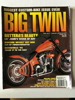 Cycle Worlds Big Twin Harley Davidson Magazine Spring 1996 580D - Image 1 of 2