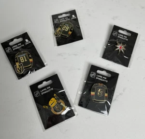 Vegas Golden Knights NHL 5 Pin Set (Lapel Pins) - JF Sports - NIP - Picture 1 of 9