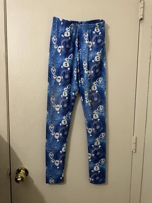 Pantalones de pijama Olaf Disney niños azul muñeco de nieve medianos Foto 1 de 3