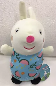 Squishmallows Hug Mees 10 Zoll Peppa Pig Rebecca Kaninchen Plüsch 2024 Kellytoy rosa Neu mit Etikett - Bild 1 von 2