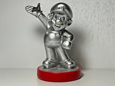 Figura Personaje Nintendo Amiibo Super Mario Brothers - PLATA MARIO Foto 1 de 3