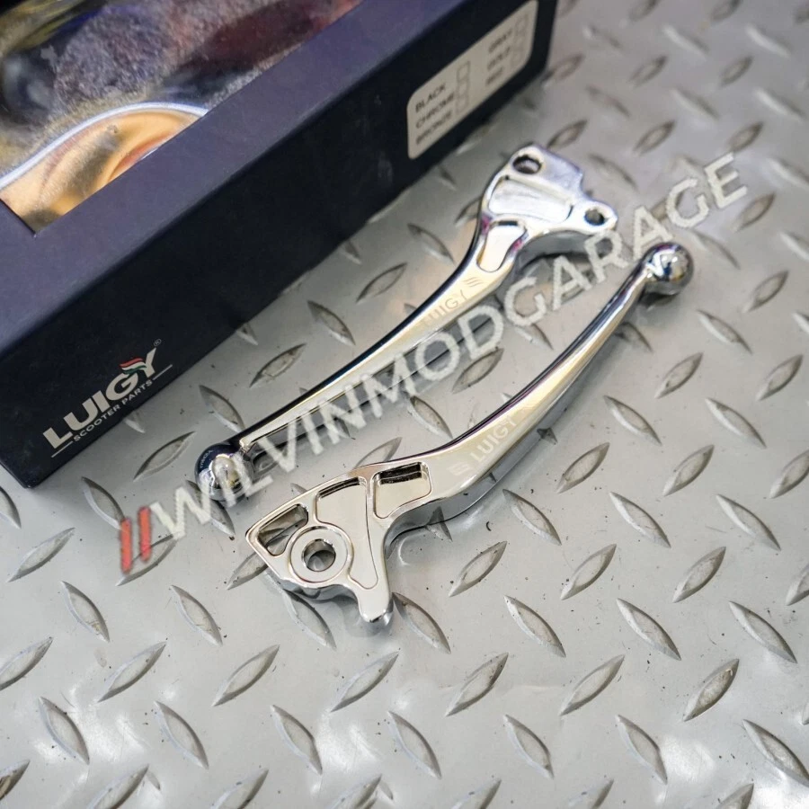 Luigy Brake Lever Handle CHROME ADV Vespa Sprint Primavera S LX LXV 2V 3V Iget Foto 1 de 1