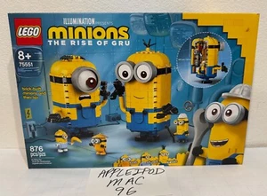 NUEVO SELLADO LEGO 75551 LADRILLO CONSTRUIDO MINIONS Y SU GUARIDA KEVIN STUART BOB - Imagen 1 de 2