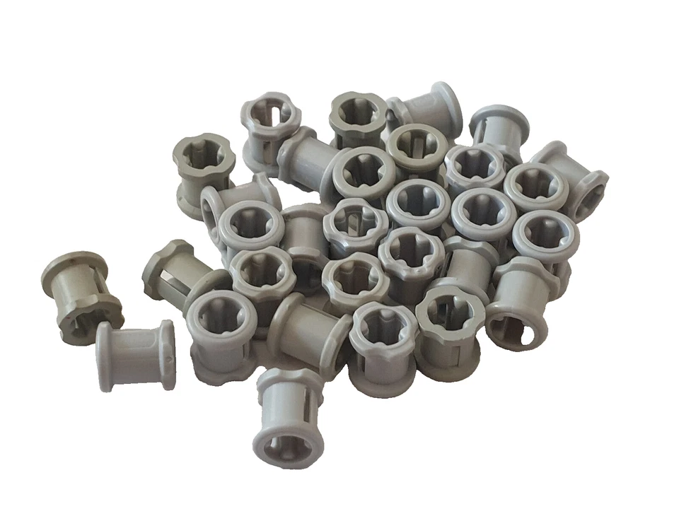 30x Lego Technic Verbinder Buchse mit Stopper #3713 Grau - Bild 1 von 1