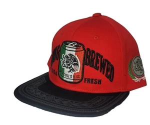 Mexican Hat Snapback Hecho En Mexico Eagle Aguila Flag Flat Bill Baseball Cap - Picture 1 of 5