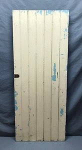 Antique VTG Single Shabby Wood Cupboard Cabinet Door 21x51 Chic Old 549-25B - Picture 1 of 17