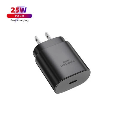 1-100x Lote Samsung 25 vatios tipo USB-C cargador de pared súper rápido adaptador de carga Foto 1 de 4