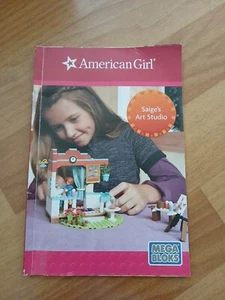 Mega Bloks American Girl Nicki's Saige's Art Studio MANUAL ONLY!! - Picture 1 of 2
