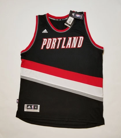NBA Portland Trailblazers Adidas Swingman Jersey Size XL Extra Large MSRP $110 Cover