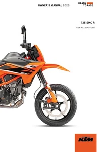 Manual del propietario KTM 2025 125 SMC R B.D. Reino Unido - Imagen 1 de 24