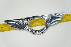 2019-2020 BENTLEY GT GTC rear trunk lid tailgate badge emblem logo wings chrome - Bild 1 von 11