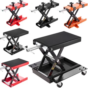 500KG Motorcycle Lift Scissor Jack Work Stand Motorbike Heavy-Duty Bike 3 Styles - Picture 1 of 29