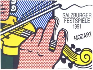 SUPER-AKTIONSPREIS: Lichtenstein, Roy Mozart – Salzburger Festspiele, 1991/2016 - Bild 1 von 3