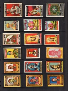 Matchbox Labels early Made in INDIA all different varieties #250 - Picture 1 of 1