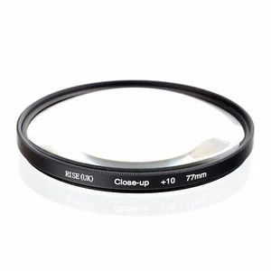 77mm +10 High Definition Close Up Macro Lens Sony Canon Nikon DSLR + FREE Pouch - Picture 1 of 10