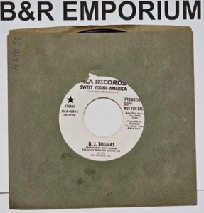 B. J. Thomas - Sweet Young America/Same - (1973 MCA) - 7" Promo Vinyl Single - Picture 1 of 4