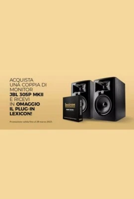 JBL 305P MKII BUNDLE LEXICON PLUGIN IN OMAGGIO - Imagem 1 de 4