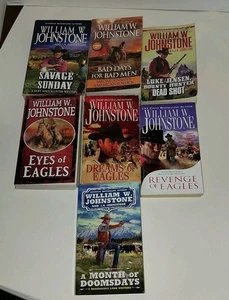 William Johnstone Western Taschenbuch 7 Stück Frontier Cowboy C - Bild 1 von 18