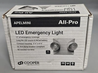 Cooper AllPro Emergency APEL LED Emergency Lighting 2 Head Nicad Remote Capacity - Image 1 of 4