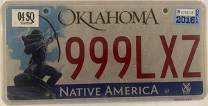 TRIPLE DIGIT 9 LXZ 999 Nummernschild Repeating Number Lexus Luke Larry Len Liam - Bild 1 von 7