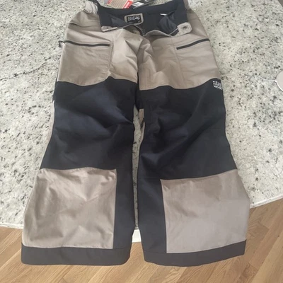MOUNTAIN HARDWEAR FIRST TRACKS Q DRY RECCO PANTS MENS LARGE Ret $250 And Up NWT - Image 1 of 4