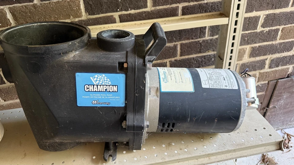Waterway Champion 56-Frame Pool Pump – 1081 Motor + Housing Assembly (315-1400) - Image 1 of 4