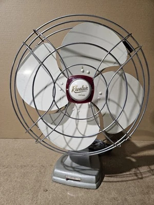 REVELAIR DESK FAN, VINTAGE DESK FAN, VINTAGE REVELAIR CELCO FAN, WORKING  - image 1 of 4