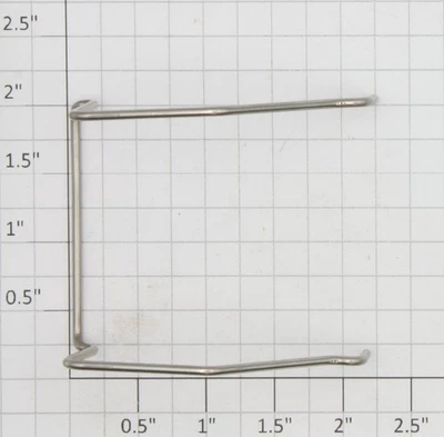 Lionel 620-7 Nickel Floodlight Car Handrail - Fits 620, 2620 (1) - Image 1 of 3