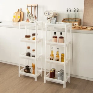 Carro organizador de cocina desmontable de 2 piezas 4 niveles carro de almacenamiento delgado - Imagen 1 de 7