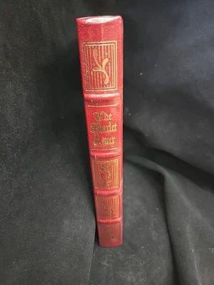 The Scarlet Letter by Nathaniel Hawthorne (Easton Press, 1975) Leather-bound - Image 1 of 4