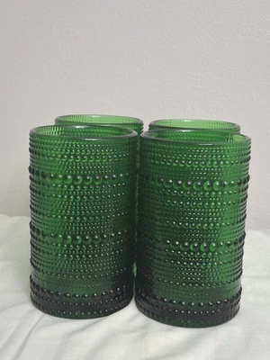 Juego de 4 vasos verdes con cuentas Fortessa Jupiter Foto 1 de 4