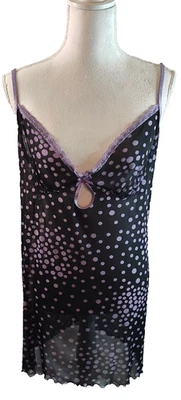 Camisón Babydoll a lunares SECRET TREASURES sin etiqueta talla L/XL Foto 1 de 4