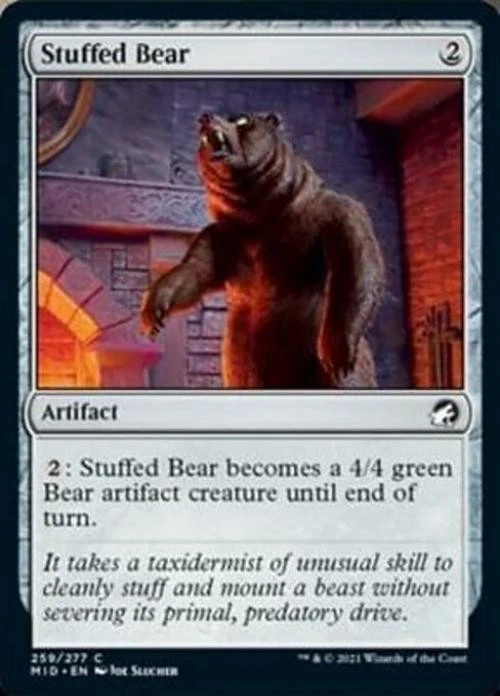 Stuffed Bear -Foil Light Play MTG Innistrad: Midnight Hunt - Image 1 of 1
