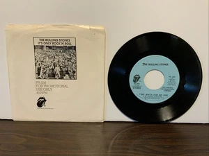 The Rolling Stones - Time Waits For No One, Mono/Stereo Promo Vinyl 45 rpm VG+ - Picture 1 of 2