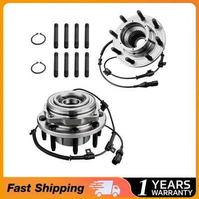 Cojinete de cubo de rueda delantera de 2 piezas para Ford F250 F350 Super Duty SRW 2005 2006-2010 4x4 Foto 1 de 4