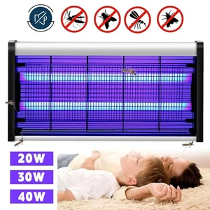 Bug Zapper Electric Insect Fly Killer Mosquito Pest Trap UV LED Indoor Lamp UK * - Picture 1 of 31