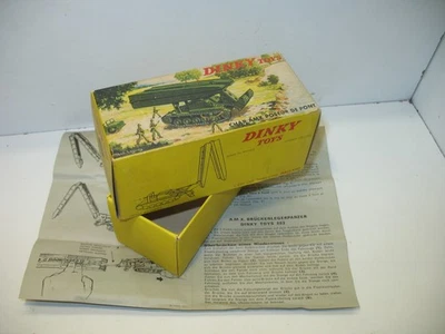 DINKY TOYS, Boite d'origine pour le char AMX poseur pont militaire complet - Photo 1/3