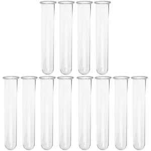  3 Conti Tubi di Propagazione in Vetro Test Portafiori Vasi Fioriera - Foto 1 di 12