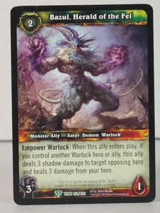 Bazul, Herald of the Fel - Tomb of the Forgotten - 152/202 - singles - WoW  TCG - Picture 1 of 6