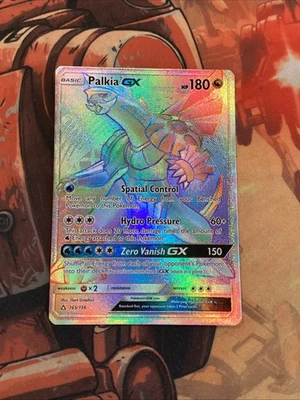 Palkia GX - 165/156 - Pokemon Ultra Prism Sun & Moon Secret Rare Card NM-Mint  - Image 1 of 2