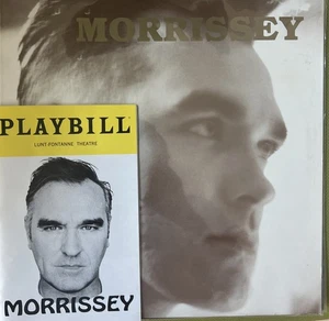MORRISSEY Interesting Drug UK ETCHED 12” USED VG++ 80’s THE SMITHS FREE PLAYBILL - Picture 1 of 2