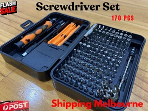 Professional Screwdriver Set 170PCS – Phone, PC, Laptop Repair Tool Kit AU - Picture 1 of 9