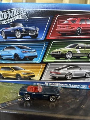 2025 Hot Wheels 6 pack European Silver Series LOOSE MINT BMW 507 Blue - Image 1 of 4