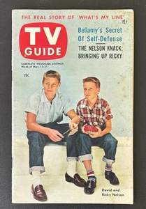DAVID & RICKY NELSON 1953 ORIGINAL TV GUILD - NEW ENGLAND ISSUE - Picture 1 of 4
