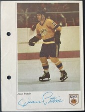 1971/72 Toronto Sun NHL Action Photo - Jean Potvin (Los Angeles Kings)