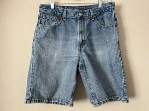 Levi’s Jean Shorts 550 Men’s size 33 Blue Wash Denim Vintage look - Relaxed - Picture 1 of 5